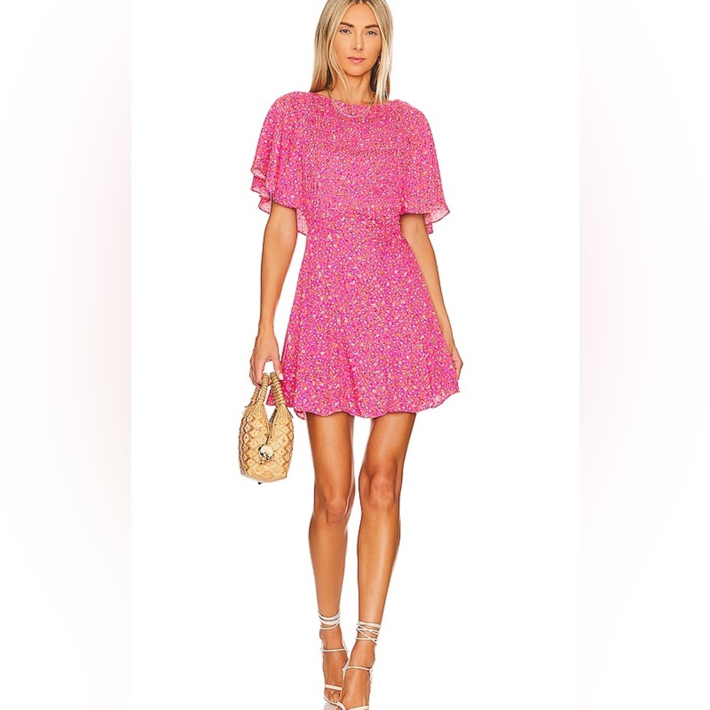 Free People Pink Florence Mini Dress